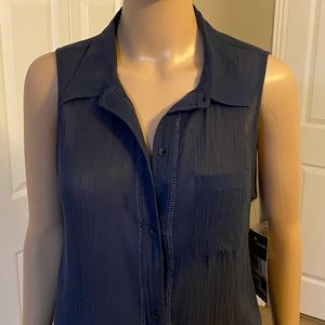NWT DKNY Gauze Shirt. M